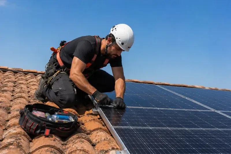 Maintenance et monitoring de panneaux solaires à Val d'Oingt